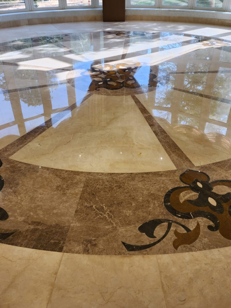 طريقة تنظيف الرخام من البقع